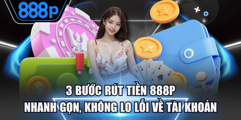 3 Bước Rút Tiền 888P Nhanh Gọn, Không Lo Lỗi Về Tài Khoản
